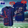 New York Giants NFL 3D Personalized Baseball Shirt For Fans