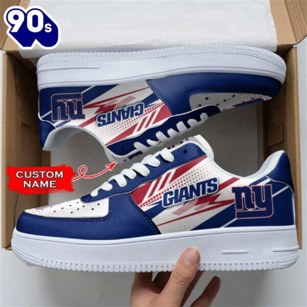 New York Giants NFL Personalized Air Force 1 Shoes