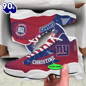 New York Giants NFL Personalized Jordan 13 Shoes