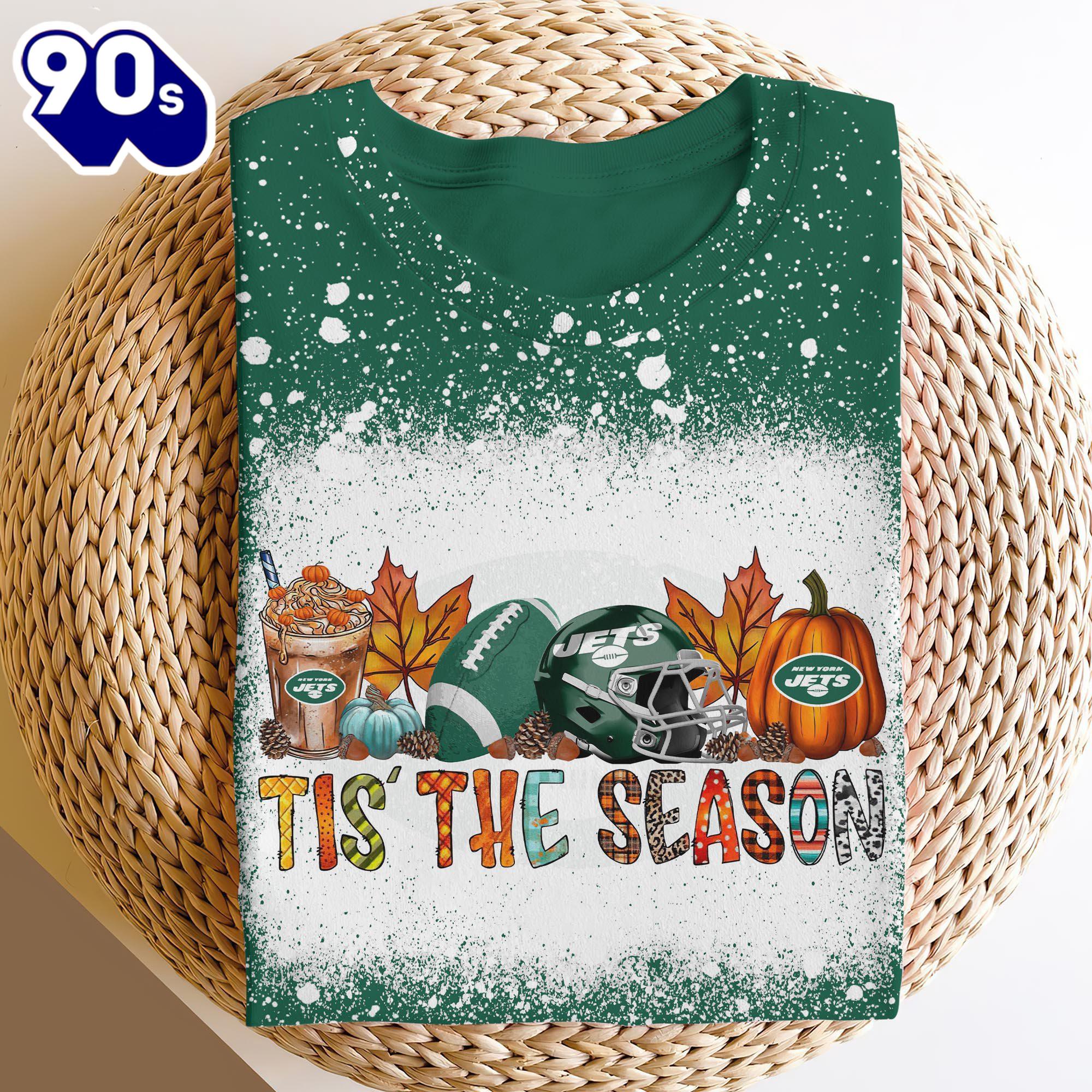New York Jets 3D Shirts, Tis The Season Shirts, Sport Shirts For Fan Gift Sport New York Jets 3D Shirts, Tis The Season Shirts, Sport Shirts For Fan Gift Sport
