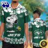 New York Jets &amp Snoopy Hawaiian Shirt