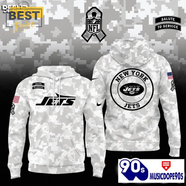 New York Jets Camo 2024 Salute to Service Hoodie, Jogger, Cap