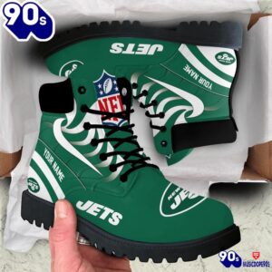 New York Jets Custom Boots Shoes Idea Gift For Fan