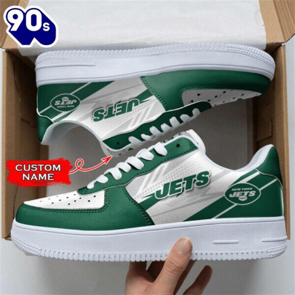 New York Jets NFL Personalized Air Force 1 Shoes