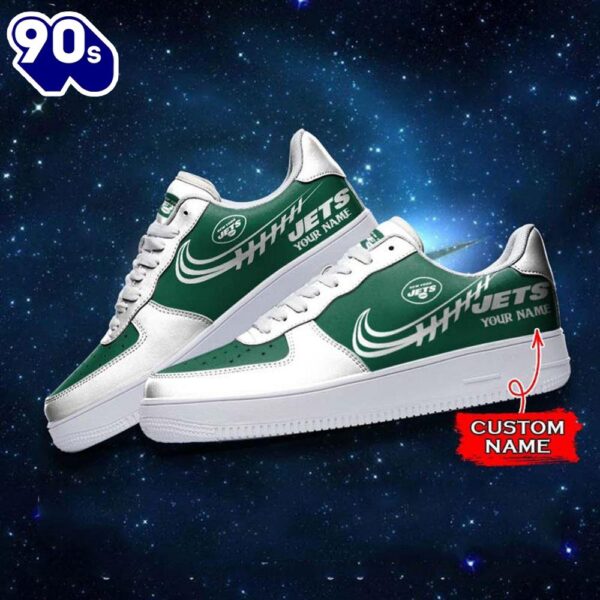 New York Jets NFL Personalized Air Force Sneaker