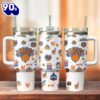 New York Knicks Basketball NBA Sport Custom Stanley Quencher 40oz Stainless Steel Tumbler With Handle