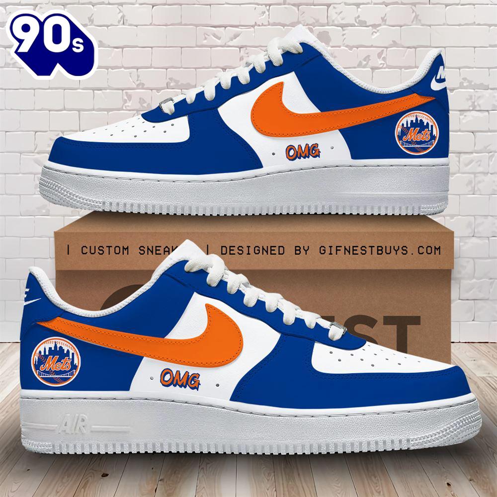 New York Mets Air Force 1 Sneaker Gift For Christmas New Trend New York Mets Air Force 1 Sneaker Gift For Christmas New Trend