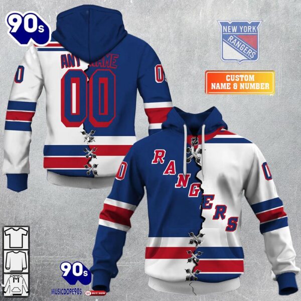 New York Rangers Personalized NHL Mix Jersey