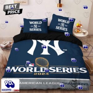 New York Yankees 2024 World Series American League Champions Bedding Set