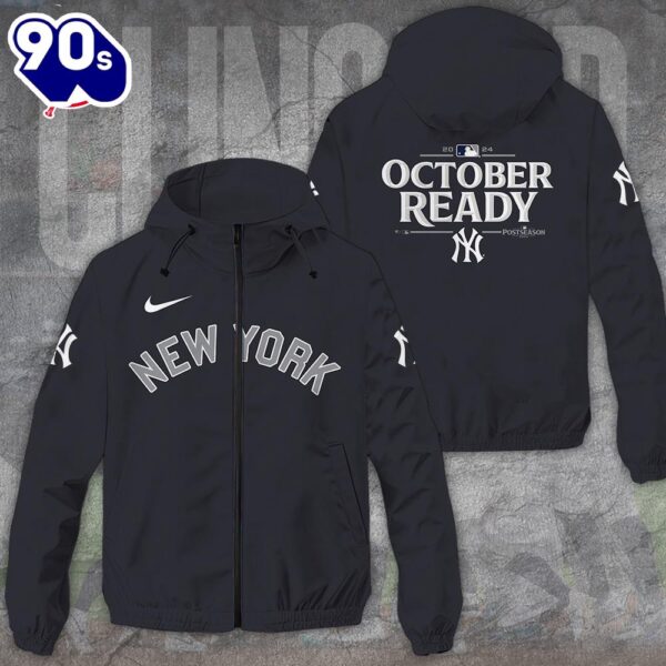 New York Yankees 3D Windbreaker Jacket For Man And Women