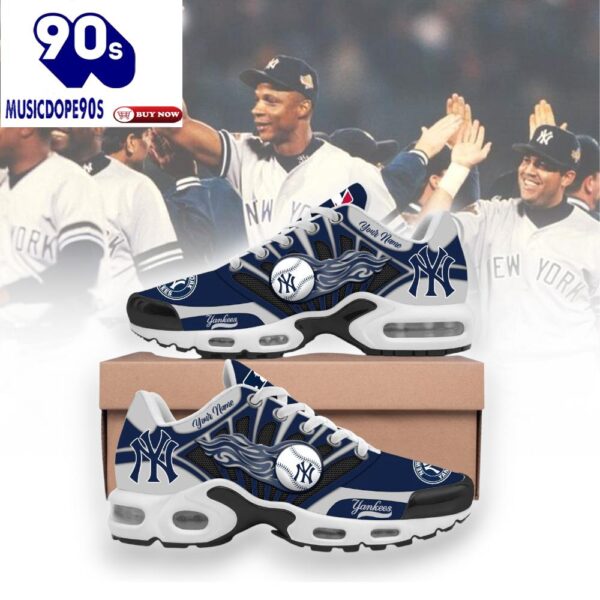 New York Yankees Custom TN Air Max Plus Shoes For Fans
