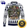 New York Yankees Tree Ball Ugly Christmas Sweater, New York Yankees Ugly Sweater, MLB Christmas Sweater