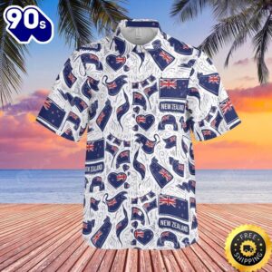 New Zealand Flag Pattern Hawaii…