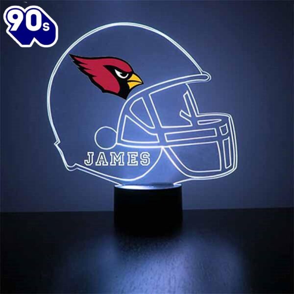 Custom Name  NFL Arizona Cardinals Football Led Sports Fan Lamp