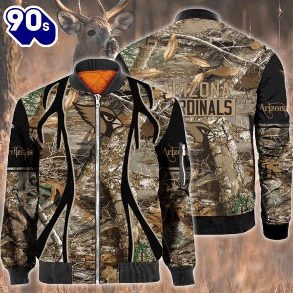 Nfl Arizona Cardinals Hunting Bomber Jacket