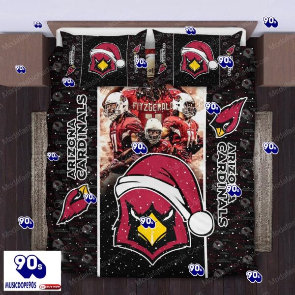 NFL Arizona Cardinals Logo Christmas Bedding Sets