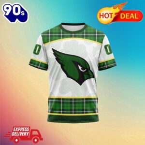 NFL Arizona Cardinals Special Design For St. Patrick Day All Over Print Shirts