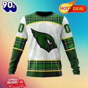 NFL Arizona Cardinals Special Design For St. Patrick Day All Over Print Shirts