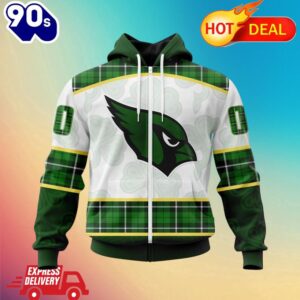 NFL Arizona Cardinals Special Design For St. Patrick Day All Over Print Shirts