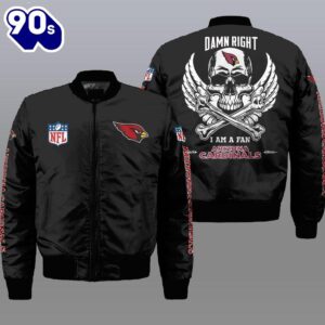 Nfl Arizona Cardinals Wings Skull…