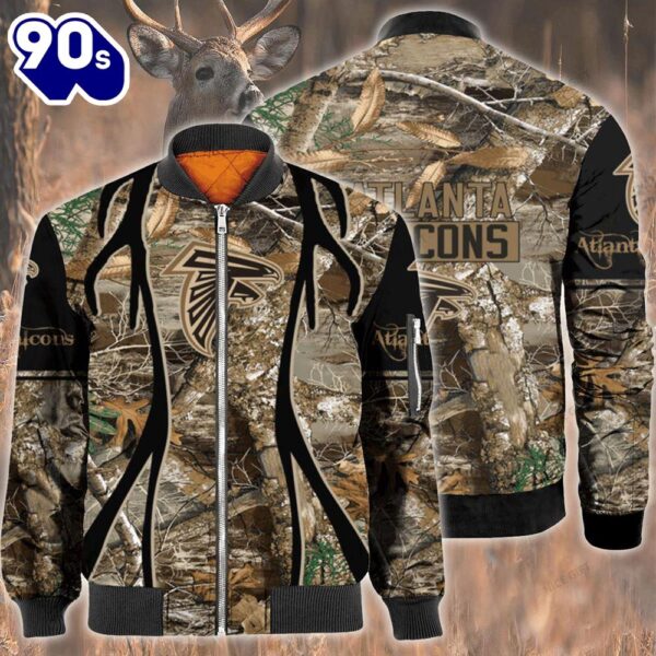 Nfl Atlanta Falcons Hunting Bomber Jacket