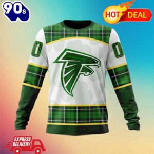 NFL Atlanta Falcons Special Design For St. Patrick Day All Over Print Shirts