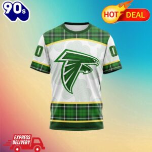 NFL Atlanta Falcons Special Design For St. Patrick Day All Over Print Shirts