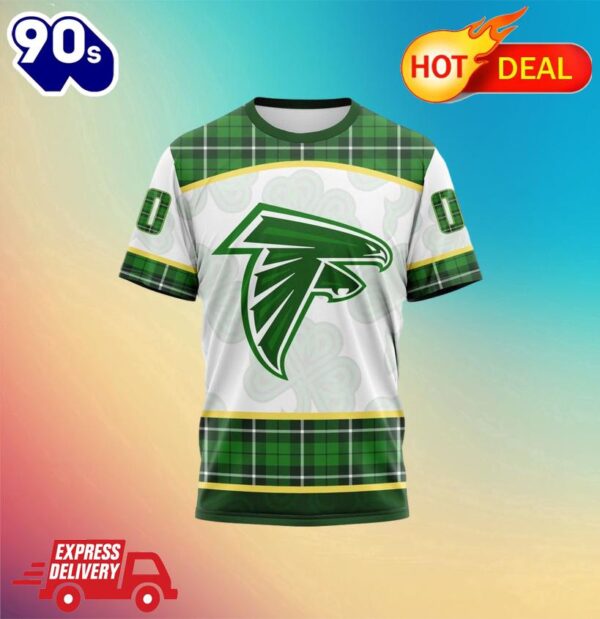 NFL Atlanta Falcons Special Design For St. Patrick Day All Over Print Shirts