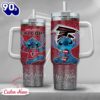 NFL Atlanta Falcons Stitch Glitter Custom Stanley Quencher 40oz Stainless Steel Tumbler With Handle