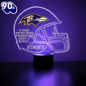 Custom Name NFL Baltimore Ravens…