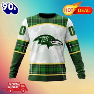 NFL Baltimore Ravens Special Design For St. Patrick Day All Over Print Shirts