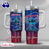 NFL Buffalo Bills Stitch Glitter Custom Stanley Quencher 40oz Stainless Steel Tumbler With Handle