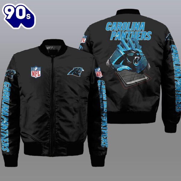 Nfl Carolina Panthers 3D Bomber Jacket  Gift For Christmas