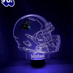 Custom Name NFL Carolina Panthers…