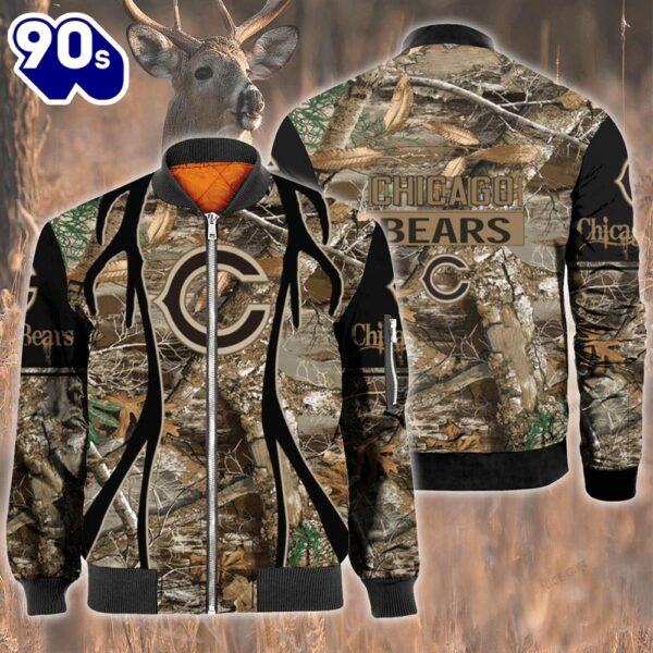 Nfl Chicago Bears Hunting Bomber Jacket