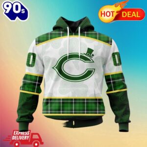 NFL Chicago Bears Special Design For St. Patrick Day All Over Print Shirts