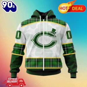 NFL Chicago Bears Special Design For St. Patrick Day All Over Print Shirts