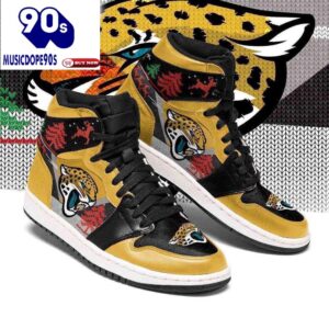 Nfl Christmas Jacksonville Jaguars Air Jordan Shoes Sport Sneakers, For Men And Women