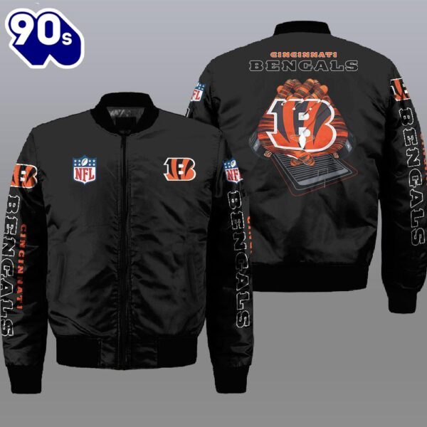 Nfl Cincinnati Bengals 3D Bomber Jacket  Gift For Christmas