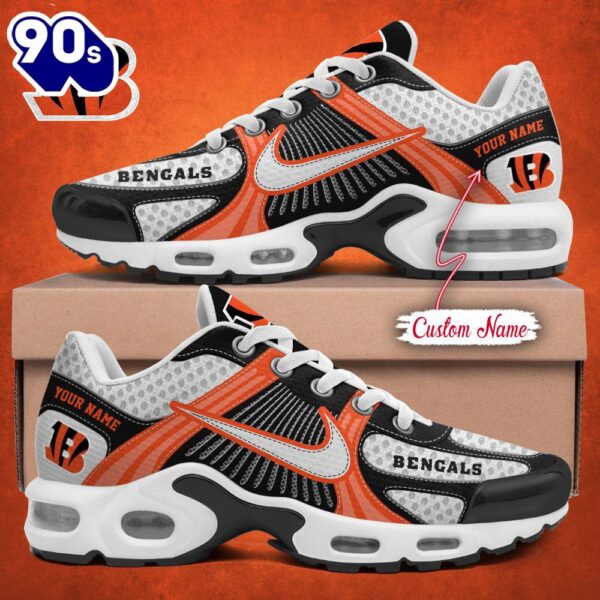 NFL Cincinnati Bengals Custom Name TN Shoes