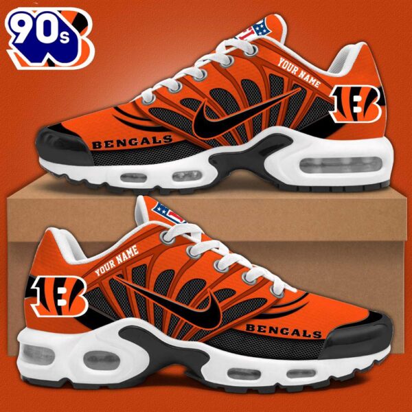 NFL Cincinnati Bengals Football Team Sport TN Shoes Cr – Custom Name