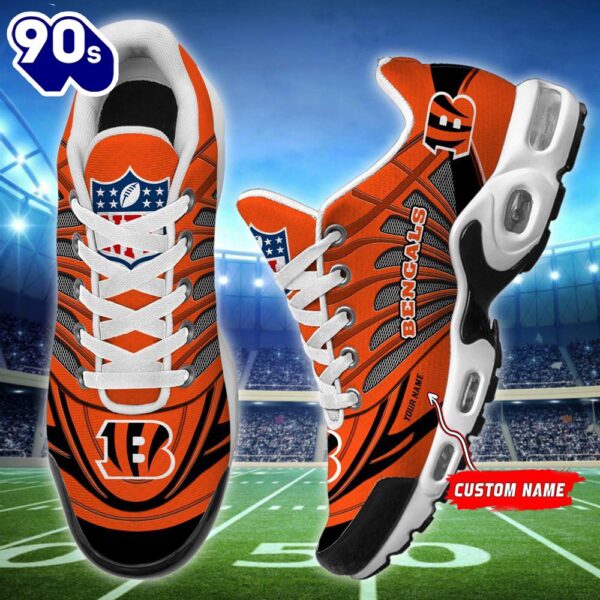 NFL Cincinnati Bengals Football Team TN Shoes Sport – Custom Name