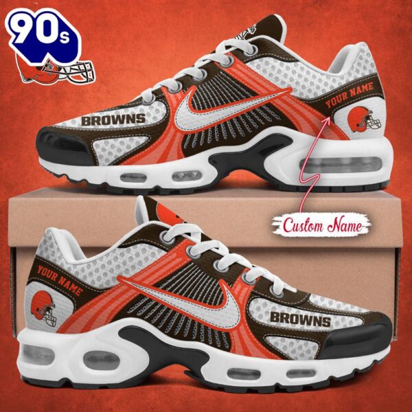 NFL Cleveland Browns Custom Name TN Shoes