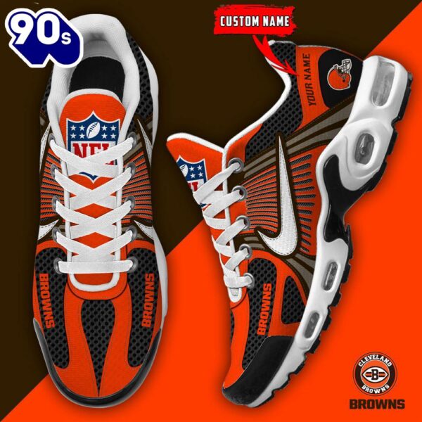 NFL Cleveland Browns Football Team Custom Max Plus Shoes