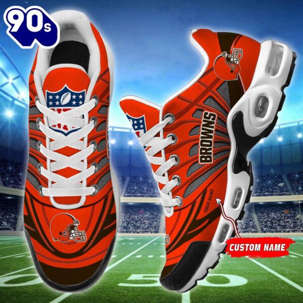 NFL Cleveland Browns Football Team TN Shoes Sport – Custom Name