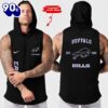 NFL Custom Buffalo Bills Men Workout Hooded Tank Top