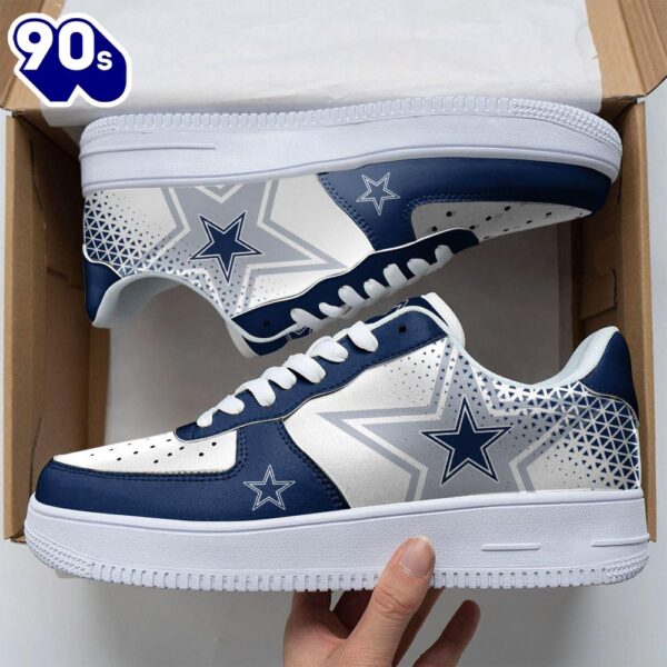 NFL Custom  Dallas Cowboys Air Force 1 Shoes For Fans