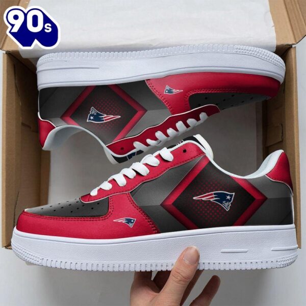 NFL Custom  New England Patriots Air Force 1 Shoes For Fans