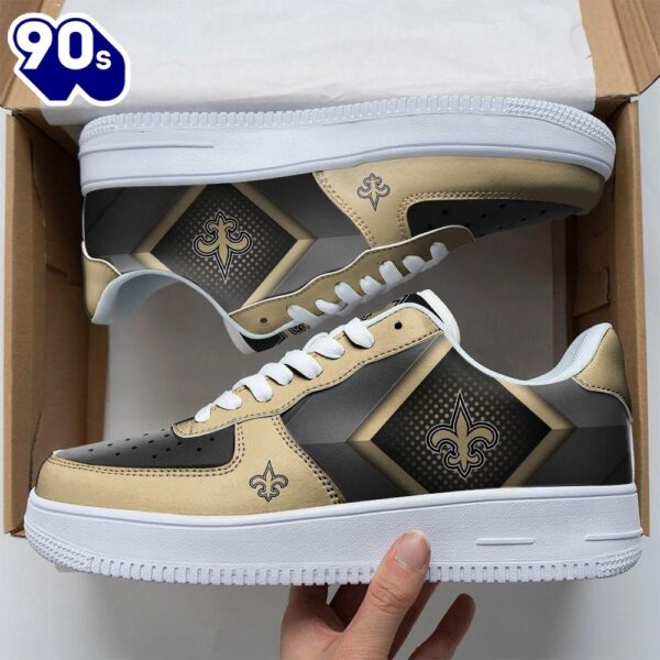 NFL Custom  New Orleans Saints Air Force 1 Shoes For Fans