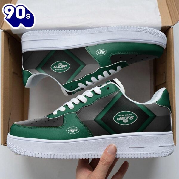 NFL Custom  New York Jets Air Force 1 Shoes For Fans